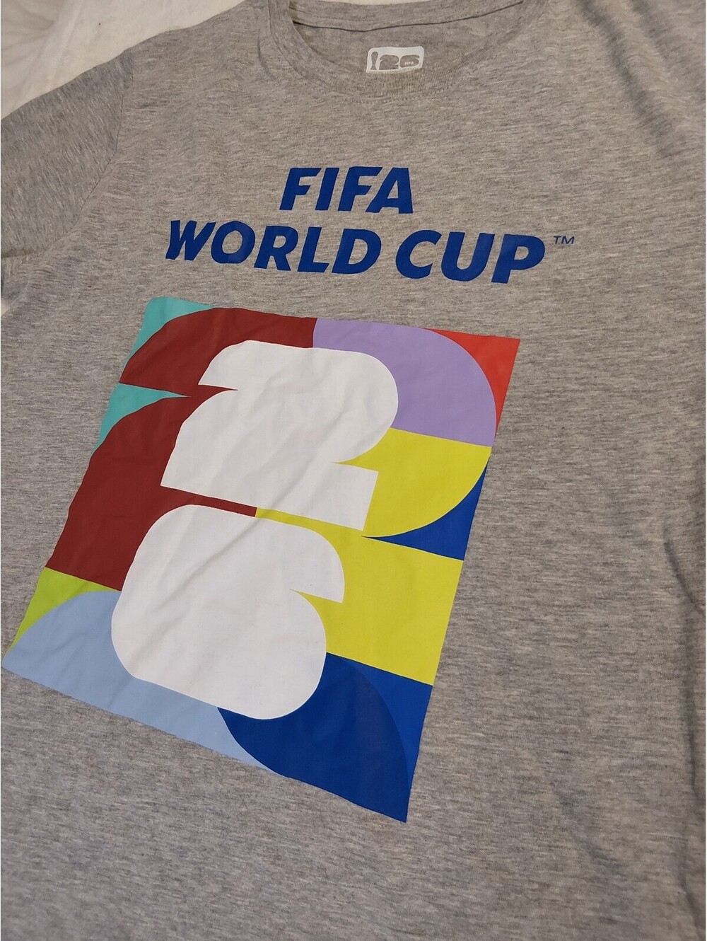 FIFA World Cup Official Licensed Gray T-Shirt XL. 0042